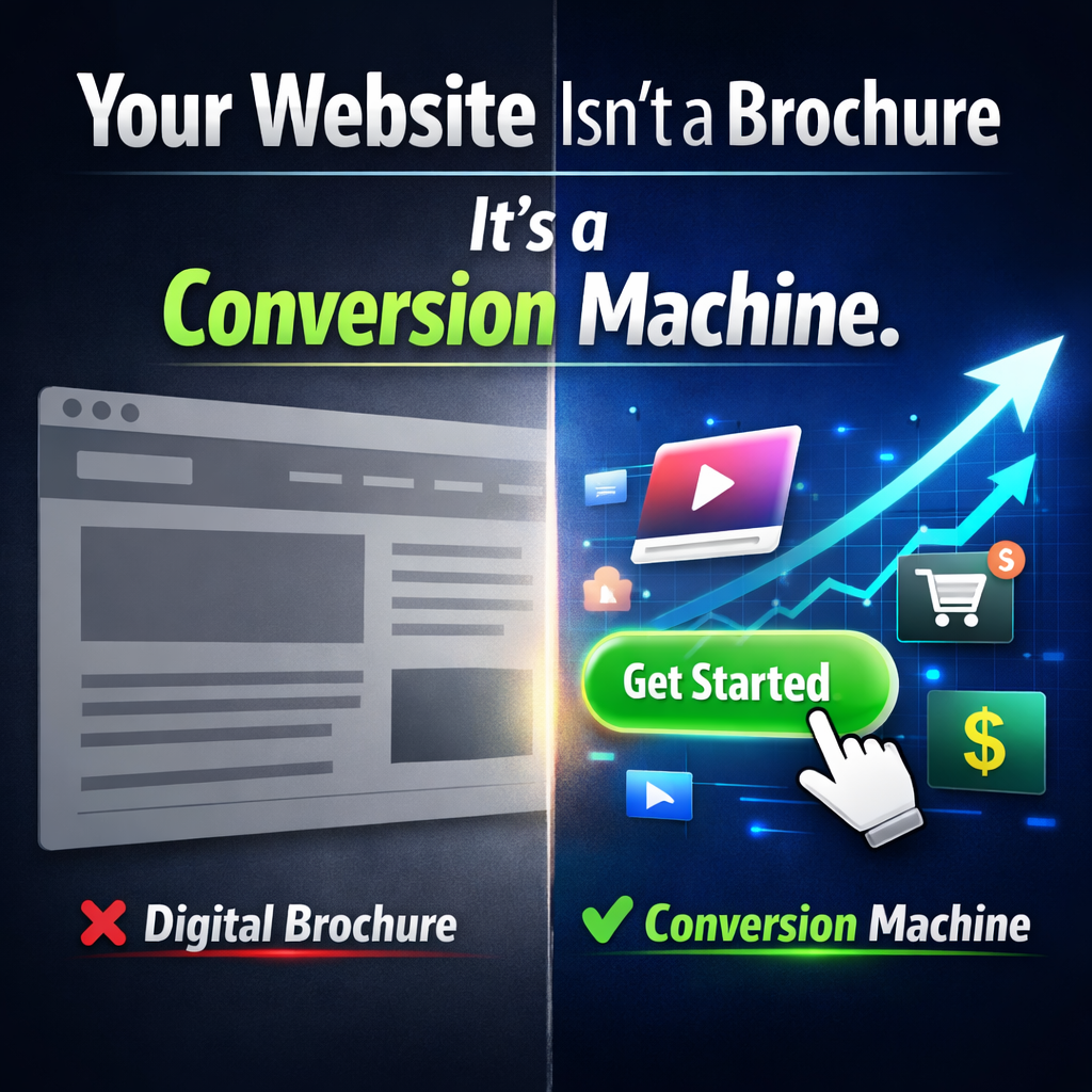 Your Website Isn’t a Brochure —It’s a Conversion Machine