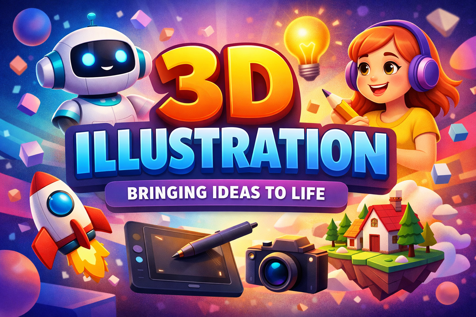 3D Illustration: Bringing Ideas to Life Through Depth and Realism